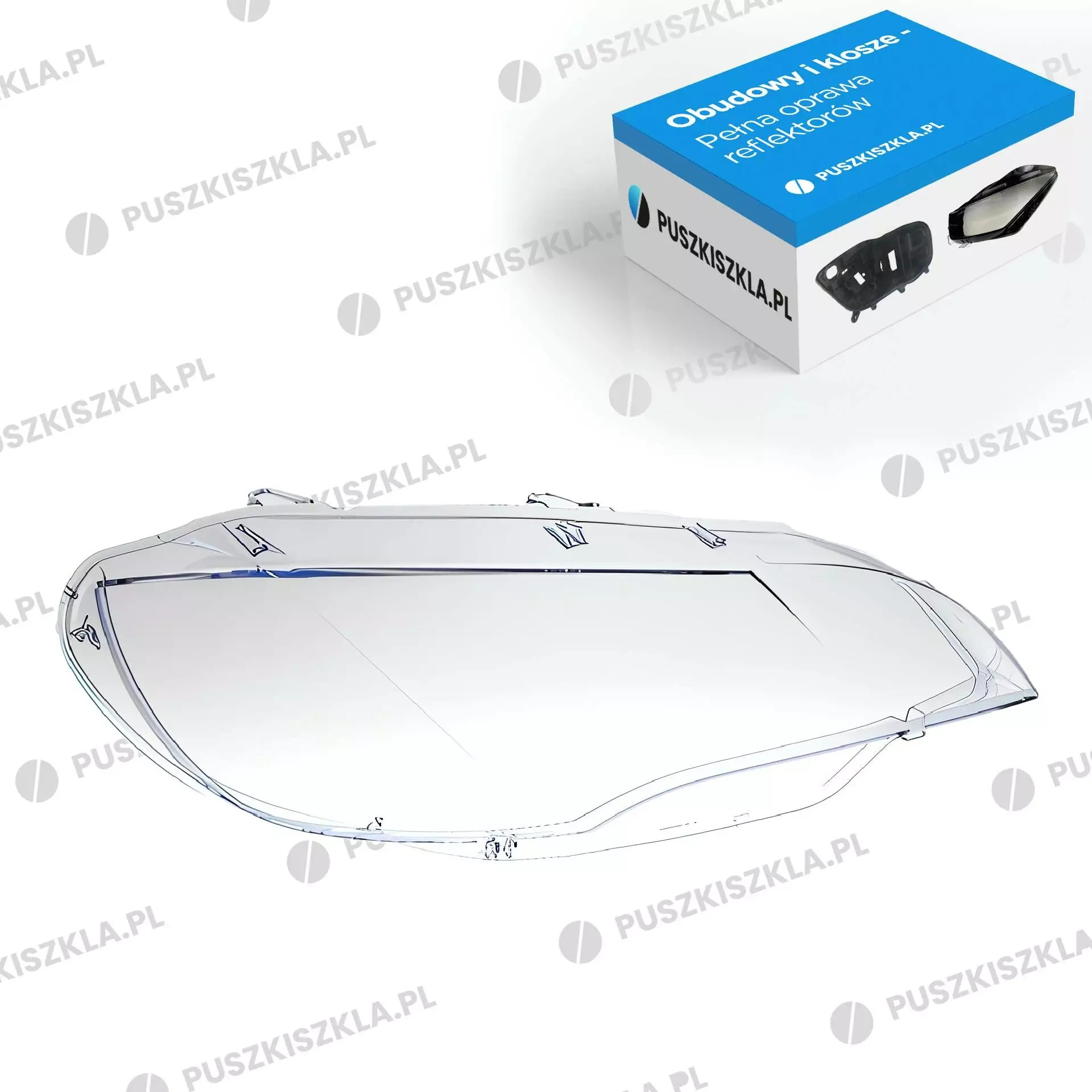 Klosz Reflektora Szkło Prawe BMW X6 E71 Full Led 07-14